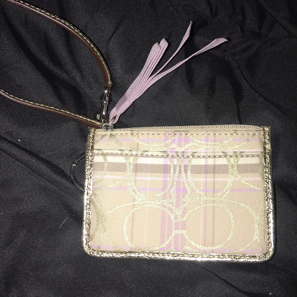 Coach Spring Pastel Card Wallet Gem
